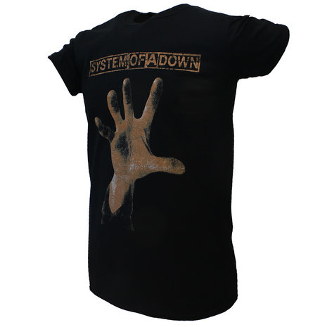 Band Merchandise System Of A Down Hand T-Shirt - Officiële Merchandise | Popmerch.com Band Merchandise System Of A Down Hand T-Shirt - Officiële Merchandise | Popmerch.com
