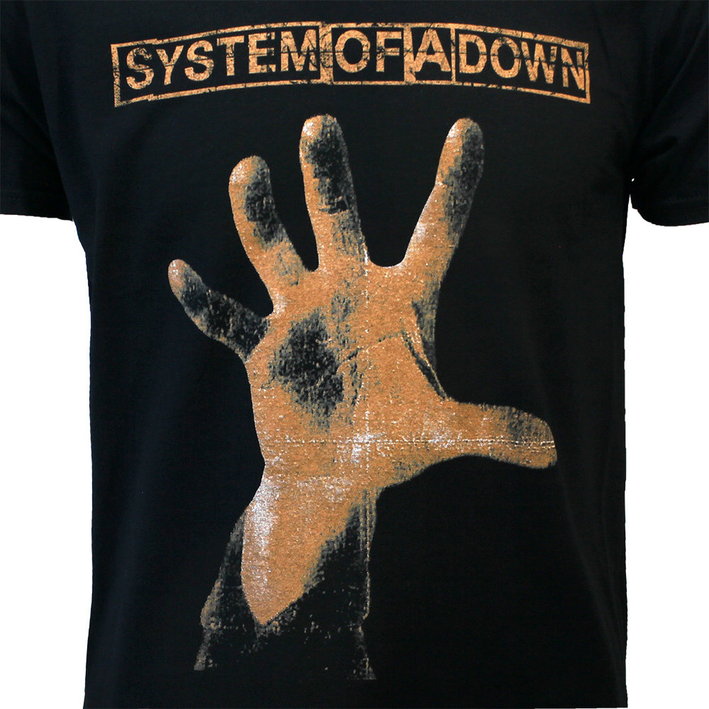 Band Merchandise System Of A Down Hand T-Shirt - Officiële Merchandise | Popmerch.com Band Merchandise System Of A Down Hand T-Shirt - Officiële Merchandise | Popmerch.com