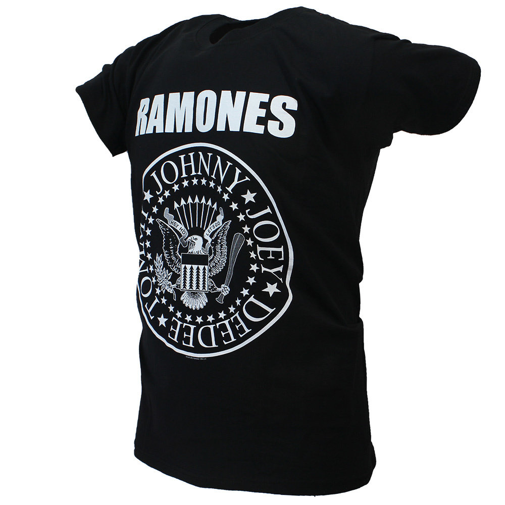 Band Merchandise Das Ramones Presidential Seal T-Shirt Schwarz – Offizielles Merchandise | Popmerch.com Band Merchandise Das Ramones Presidential Seal T-Shirt Schwarz – Offizielles Merchandise | Popmerch.com