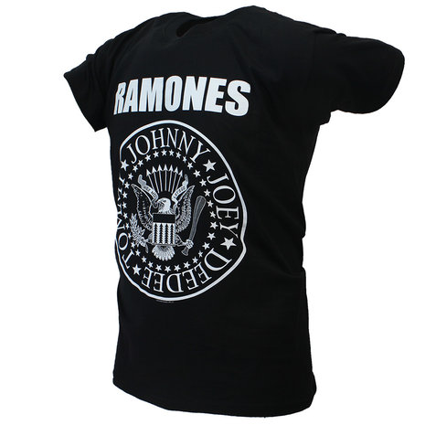 Band Merchandise Das Ramones Presidential Seal T-Shirt Schwarz – Offizielles Merchandise | Popmerch.com Band Merchandise Das Ramones Presidential Seal T-Shirt Schwarz – Offizielles Merchandise | Popmerch.com