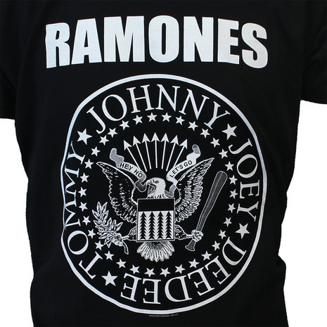 Band Merchandise The Ramones Presidential Seal T Shirt Black Official Merchandise Popmerch