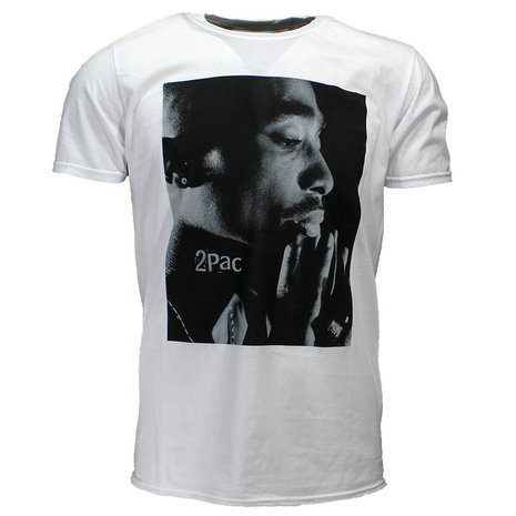 Band Merchandise Tupac 2PAC Changes Side Photo T-Shirt White - Official Merchandise Band Merchandise Tupac 2PAC Changes Side Photo T-Shirt White - Official Merchandise