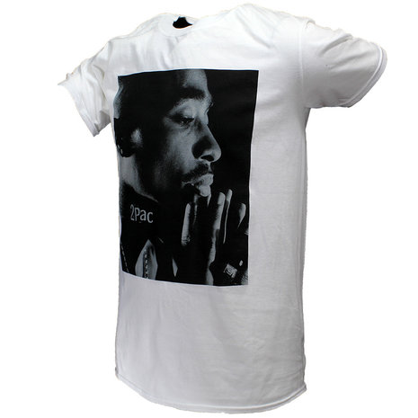 Band Merchandise Tupac 2PAC Changes Side Foto T-Shirt Weiß – Offizielles Merchandise Band Merchandise Tupac 2PAC Changes Side Foto T-Shirt Weiß – Offizielles Merchandise