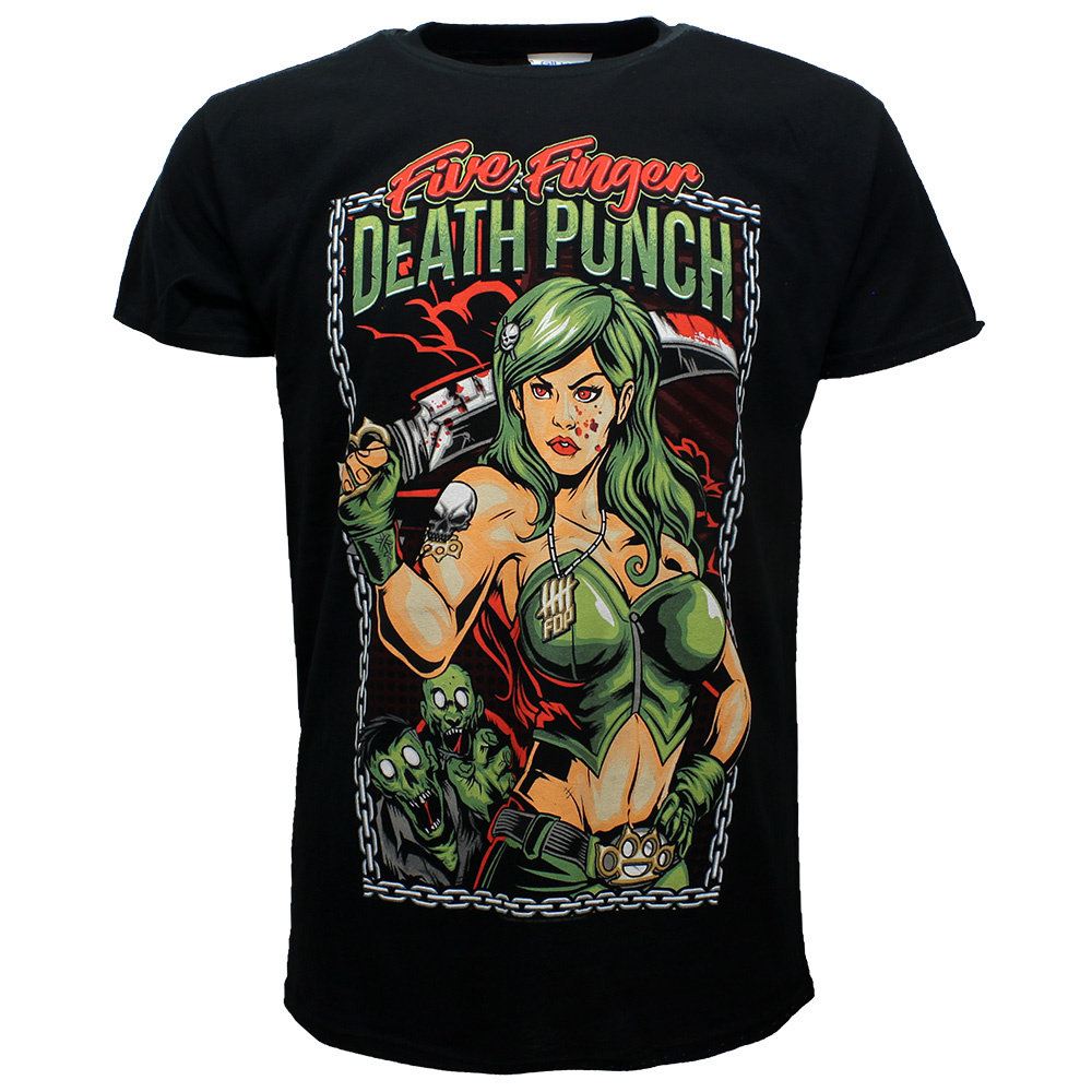 Band Merchandise Five Finger Death Punch Assassin T-Shirt Zwart - Officiële Merchandise | Popmerch.com Band Merchandise Five Finger Death Punch Assassin T-Shirt Zwart - Officiële Merchandise | Popmerch.com