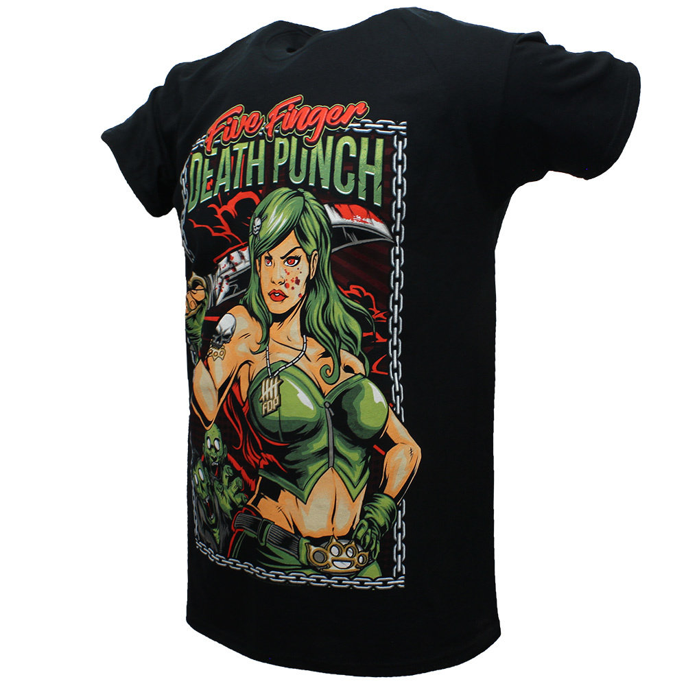 Band Merchandise Five Finger Death Punch Assassin T-Shirt Zwart - Officiële Merchandise | Popmerch.com Band Merchandise Five Finger Death Punch Assassin T-Shirt Zwart - Officiële Merchandise | Popmerch.com