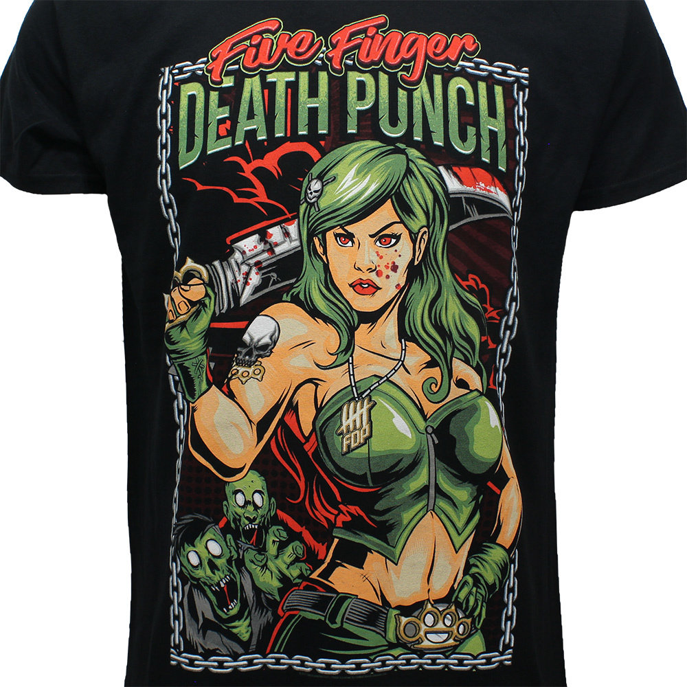Band Merchandise Five Finger Death Punch Assassin T-Shirt Zwart - Officiële Merchandise | Popmerch.com Band Merchandise Five Finger Death Punch Assassin T-Shirt Zwart - Officiële Merchandise | Popmerch.com