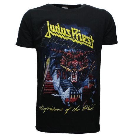 Band Merchandise Judas Priest Defender Of The Faith T-Shirt - Officiële Merchandise | Popmerch.com Band Merchandise Judas Priest Defender Of The Faith T-Shirt - Officiële Merchandise | Popmerch.com