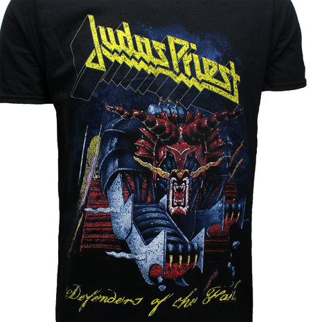Band Merchandise Judas Priest Defender Of The Faith T-Shirt - Officiële Merchandise | Popmerch.com Band Merchandise Judas Priest Defender Of The Faith T-Shirt - Officiële Merchandise | Popmerch.com