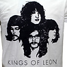 Band Merchandise Kings Of Leon Silhouette Band T-Shirt Wit - Officiële Merchandise Band Merchandise Kings Of Leon Silhouette Band T-Shirt Wit - Officiële Merchandise
