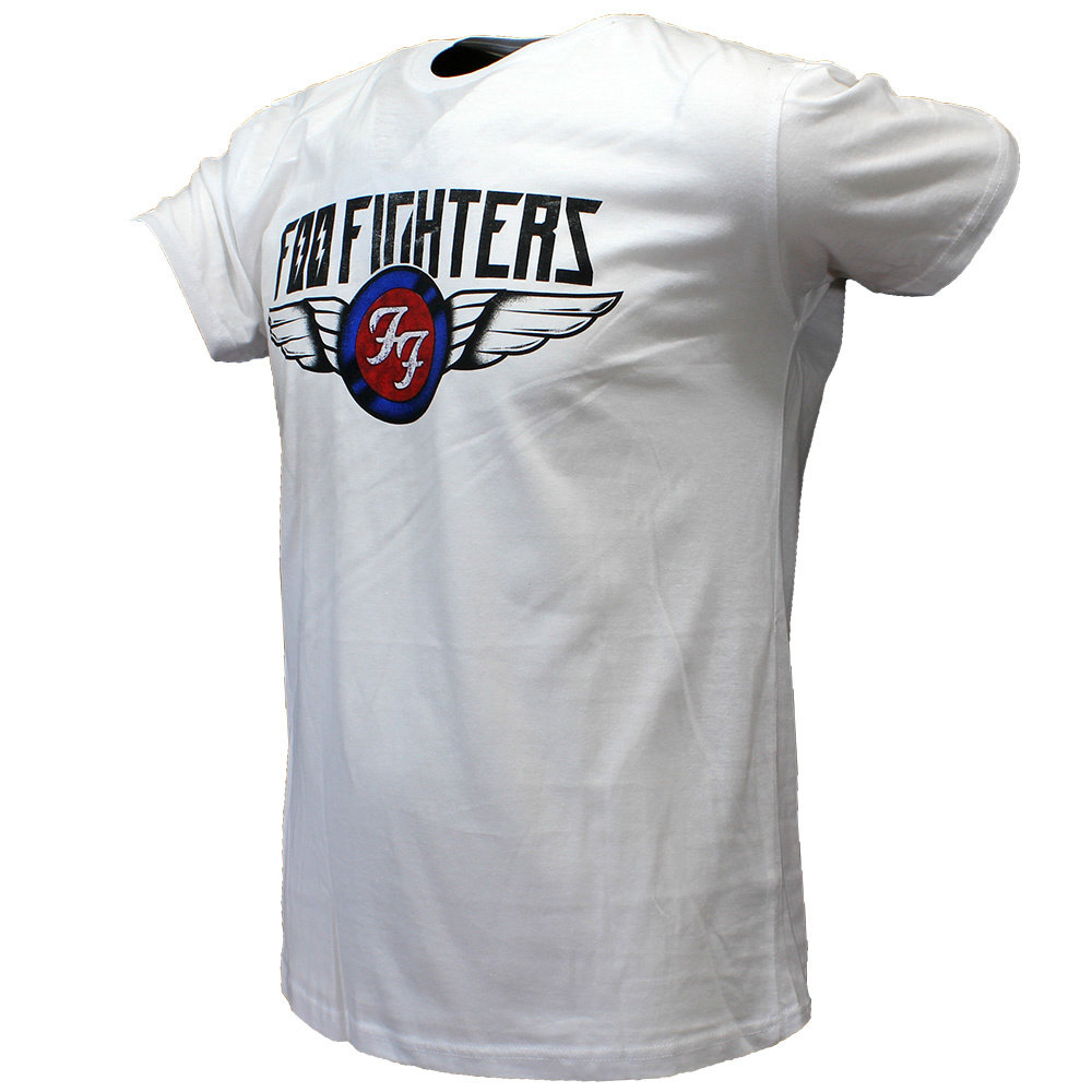 Band Merchandise Foo Fighters Flash Wings Band T-Shirt Wit - Officiële Merchandise | Popmerch.com Band Merchandise Foo Fighters Flash Wings Band T-Shirt Wit - Officiële Merchandise | Popmerch.com