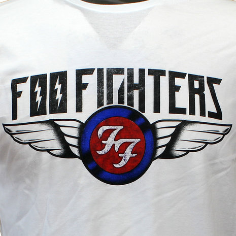Band Merchandise Foo Fighters Flash Wings Band T-Shirt Wit - Officiële Merchandise | Popmerch.com Band Merchandise Foo Fighters Flash Wings Band T-Shirt Wit - Officiële Merchandise | Popmerch.com