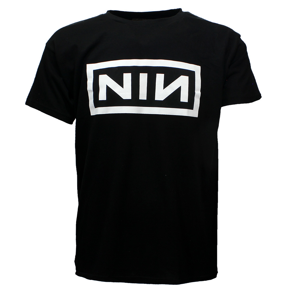 Nine Inch Nails Logo Band T-Shirt Black | Worldwide Shipping - Popmerch.com