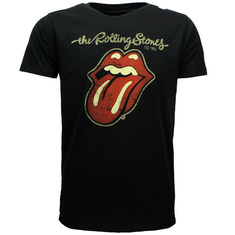 Band Merchandise The Rolling Stones Plastered Tongue T-Shirt - Officiële Merchandise | Popmerch.com Band Merchandise The Rolling Stones Plastered Tongue T-Shirt - Officiële Merchandise | Popmerch.com
