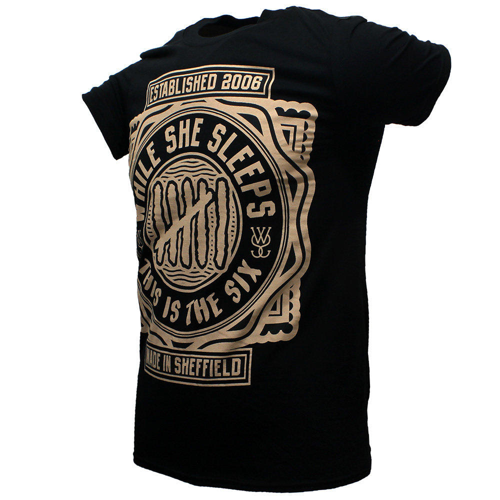 Band Merchandise While She Sleeps This Is The Six T-Shirt – Offizielles Merchandise | Popmerch.com