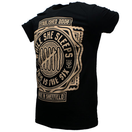 Official while She Sleeps Merch This Is The Six T Shirt - Limotees