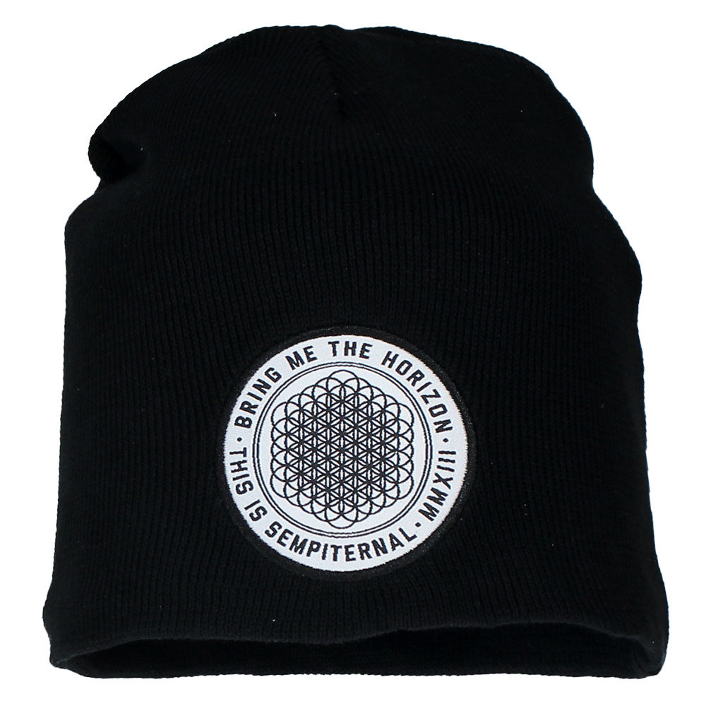 Band Merchandise Bring Me The Horizon Sempiternal Beanie Zwart - Officiële Merchandise | Popmerch.com Band Merchandise Bring Me The Horizon Sempiternal Beanie Zwart - Officiële Merchandise | Popmerch.com