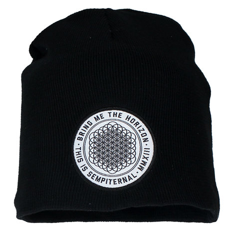 Band Merchandise Bring Me The Horizon Sempiternal Beanie Zwart - Officiële Merchandise | Popmerch.com Band Merchandise Bring Me The Horizon Sempiternal Beanie Zwart - Officiële Merchandise | Popmerch.com