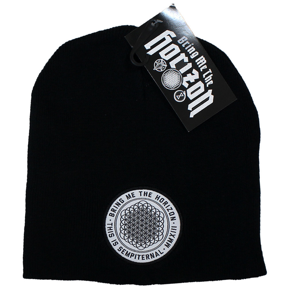 Band Merchandise Bring Me The Horizon Sempiternal Beanie Zwart - Officiële Merchandise | Popmerch.com Band Merchandise Bring Me The Horizon Sempiternal Beanie Zwart - Officiële Merchandise | Popmerch.com