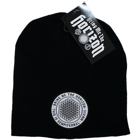 Band Merchandise Bring Me The Horizon Sempiternal Beanie Zwart - Officiële Merchandise | Popmerch.com Band Merchandise Bring Me The Horizon Sempiternal Beanie Zwart - Officiële Merchandise | Popmerch.com