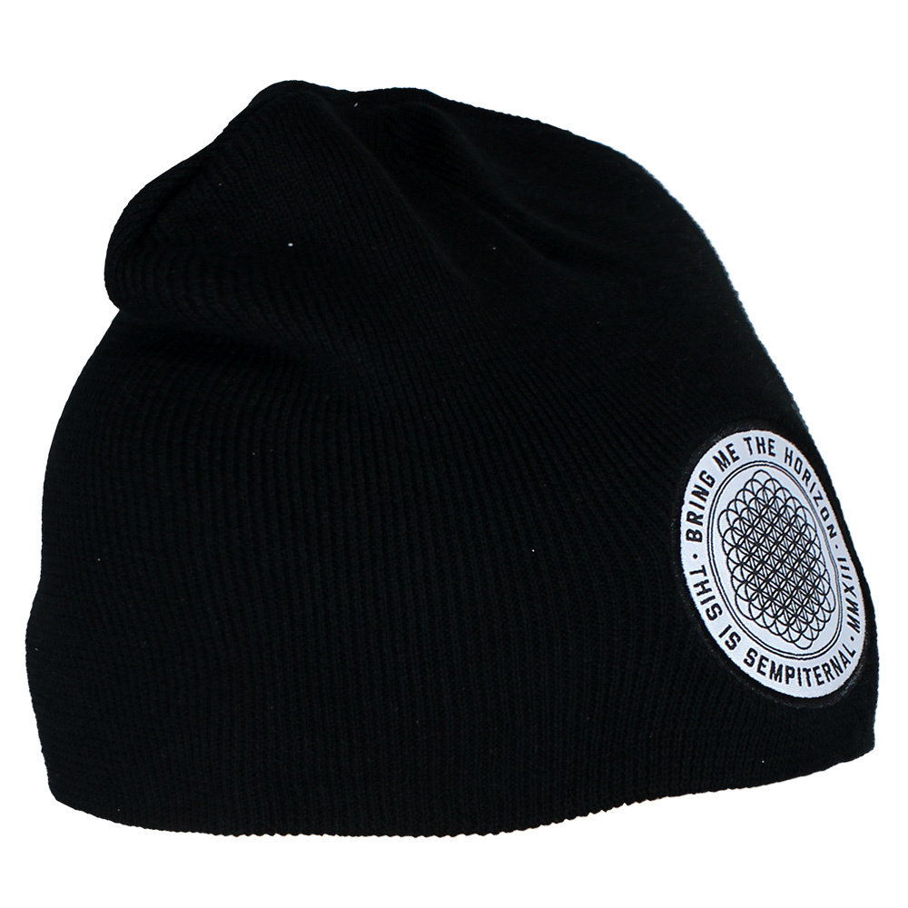 Band Merchandise Bring Me The Horizon Sempiternal Beanie Zwart - Officiële Merchandise | Popmerch.com Band Merchandise Bring Me The Horizon Sempiternal Beanie Zwart - Officiële Merchandise | Popmerch.com
