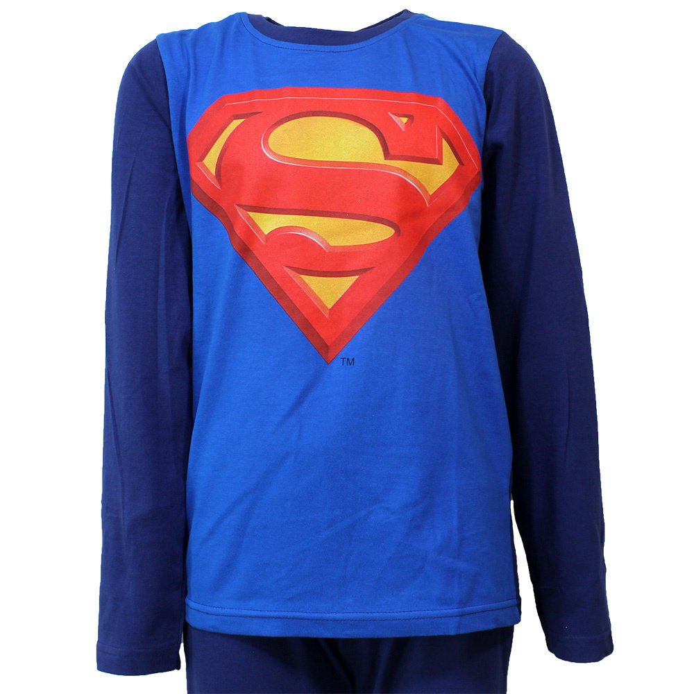 Superman DC Comics Superman Kinderpyjama Blau Superman DC Comics Superman Kinderpyjama Blau