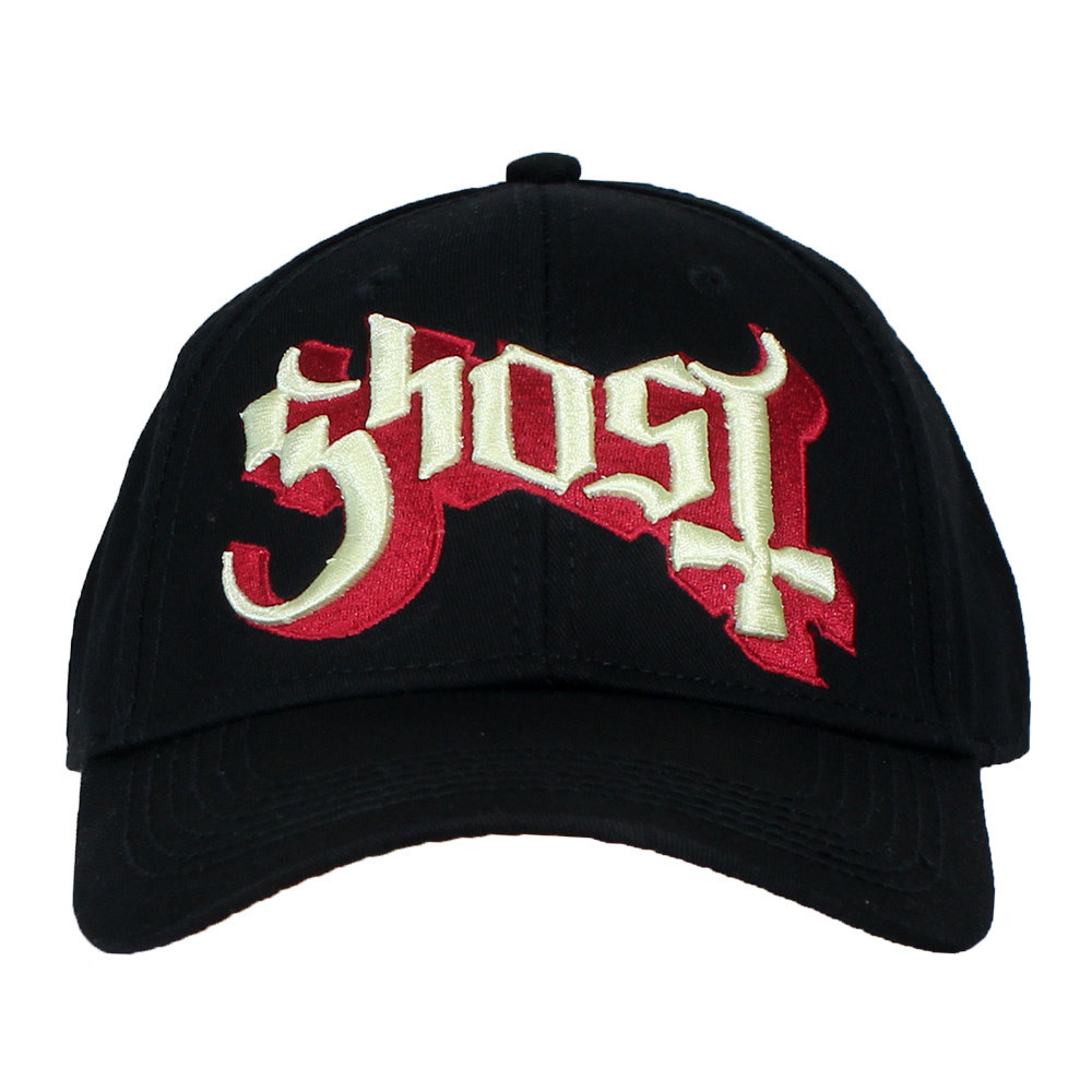 Band Merchandise Ghost Logo Baseball Cap Schwarz - Offizielles Merchandise Band Merchandise Ghost Logo Baseball Cap Schwarz - Offizielles Merchandise