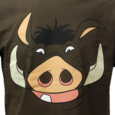 Disney The Lion King Pumbaa T-Shirt Bruin