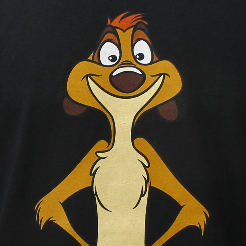 Disney The Lion King Timon T-Shirt Zwart Disney The Lion King Timon T-Shirt Zwart
