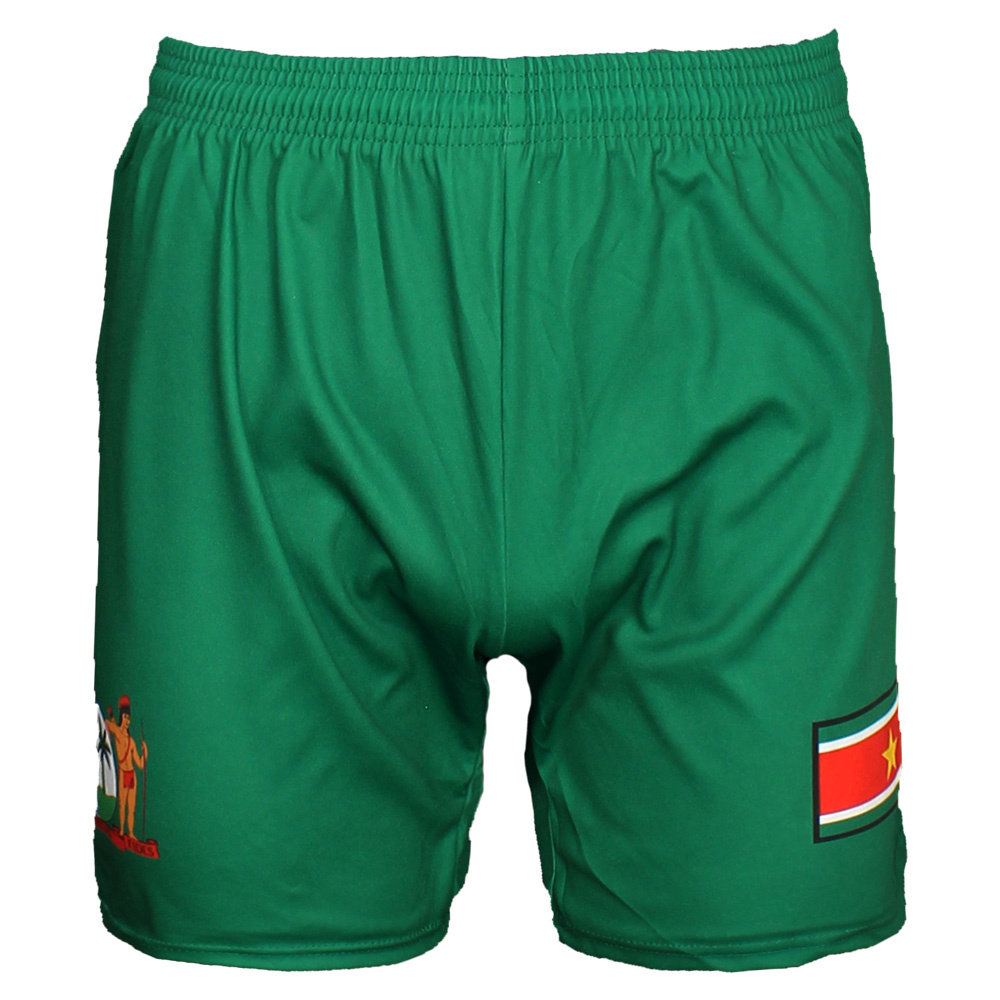 Suriname Surinam Football Shorts Sports Green Suriname Surinam Football Shorts Sports Green