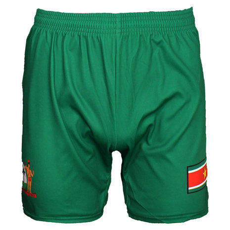 Suriname Suriname Sporthose Fußballshorts Grün Suriname Suriname Sporthose Fußballshorts Grün