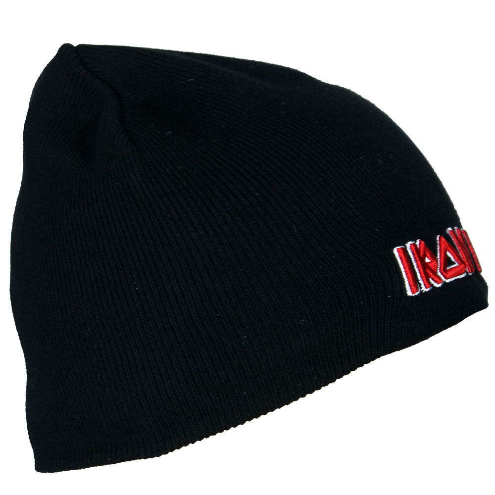 Band Merchandise Iron Maiden Band Logo Beanie Hat - Official Merchandise | Popmerch.com Band Merchandise Iron Maiden Band Logo Beanie Hat - Official Merchandise | Popmerch.com