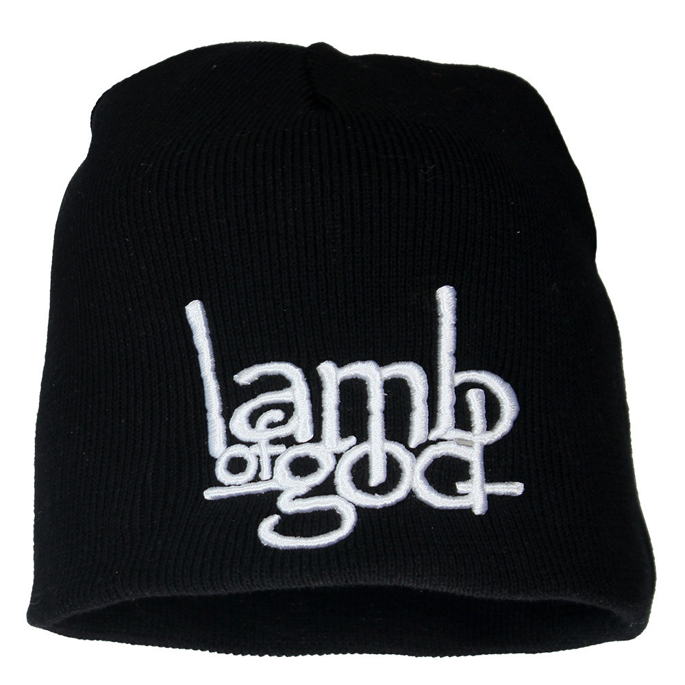Band Merchandise Lamb Of God Band Logo Beanie Mütze – Offizielles Merchandise | Popmerch.com Band Merchandise Lamb Of God Band Logo Beanie Mütze – Offizielles Merchandise | Popmerch.com