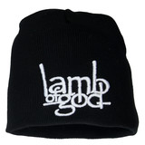 Band Merchandise Lamb Of God Logo Beanie Hat Band Merchandise Lamb Of God Logo Beanie Hat