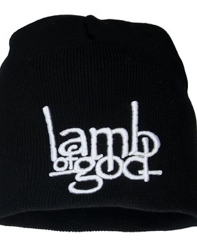 Band Merchandise Beanie-Mütze mit Lamb Of God-Logo Band Merchandise Beanie-Mütze mit Lamb Of God-Logo