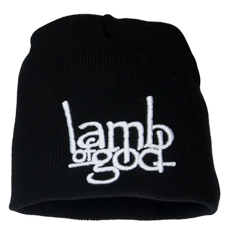 Band Merchandise Lamb Of God Band Logo Beanie Mütze – Offizielles Merchandise | Popmerch.com Band Merchandise Lamb Of God Band Logo Beanie Mütze – Offizielles Merchandise | Popmerch.com