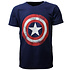 Marvel Comics Captain America Distorted Schild T-Shirt Marvel Comics Captain America Distorted Schild T-Shirt