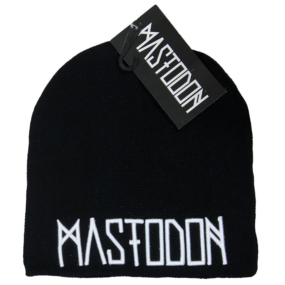 Band Merchandise Mastodon Band Logo Beanie Mütze Schwarz – Offizielles Merchandise | Popmerch.com Band Merchandise Mastodon Band Logo Beanie Mütze Schwarz – Offizielles Merchandise | Popmerch.com