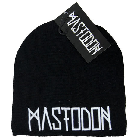 Band Merchandise Mastodon Band Logo Beanie Mütze Schwarz – Offizielles Merchandise | Popmerch.com Band Merchandise Mastodon Band Logo Beanie Mütze Schwarz – Offizielles Merchandise | Popmerch.com