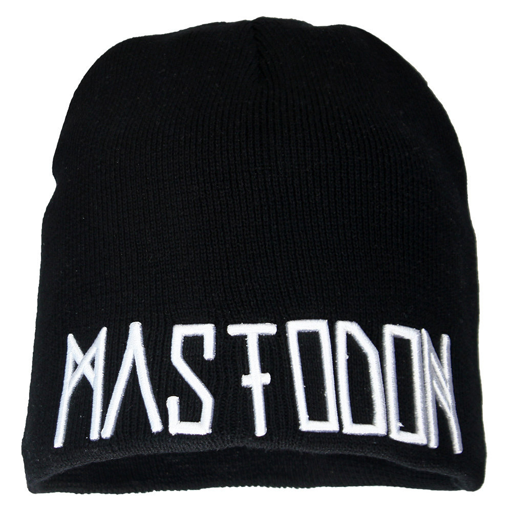 Band Merchandise Mastodon Band Logo Beanie Hat Black - Official Merchandise | Popmerch.com Band Merchandise Mastodon Band Logo Beanie Hat Black - Official Merchandise | Popmerch.com