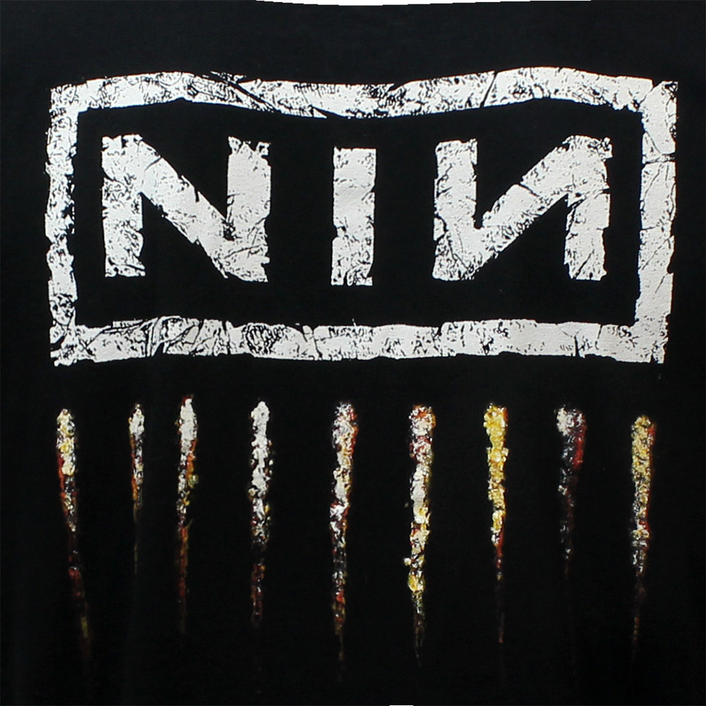 Band Merchandise Nine Inch Nails NIN Downward Spiral Band T-Shirt Zwart Band Merchandise Nine Inch Nails NIN Downward Spiral Band T-Shirt Zwart