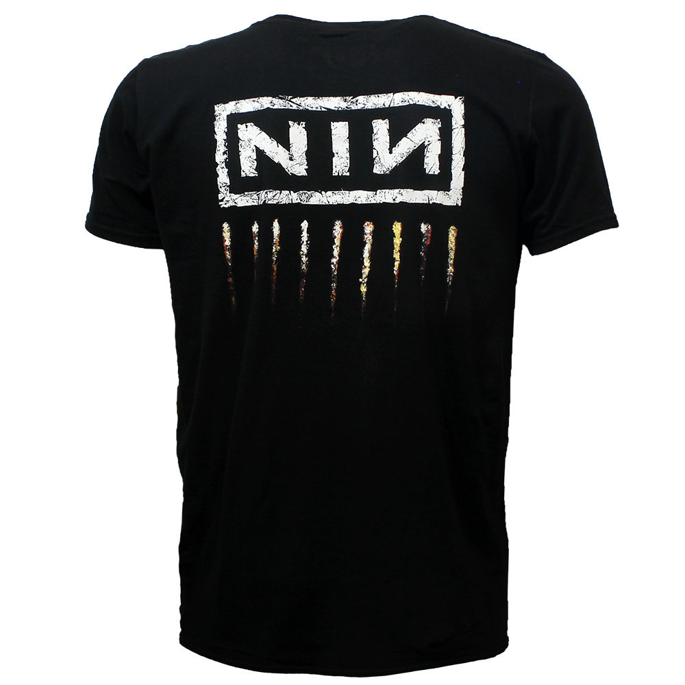 Nine Inch Nails NIN Downward Spiral Band T-Shirt black - Popmerch.com