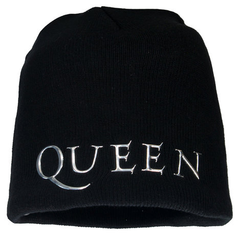 Band Merchandise Queen Crest Band Logo Beanie Muts Zwart - Officiële Merchandise | Popmerch.com Band Merchandise Queen Crest Band Logo Beanie Muts Zwart - Officiële Merchandise | Popmerch.com