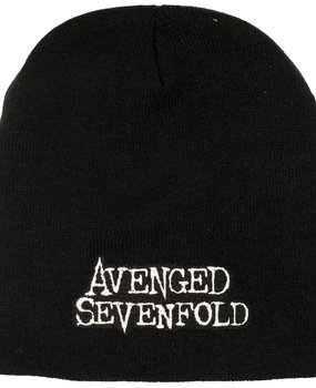 Band Merchandise Avenged Sevenfold A7X Logo Beanie Hat Black Band Merchandise Avenged Sevenfold A7X Logo Beanie Hat Black