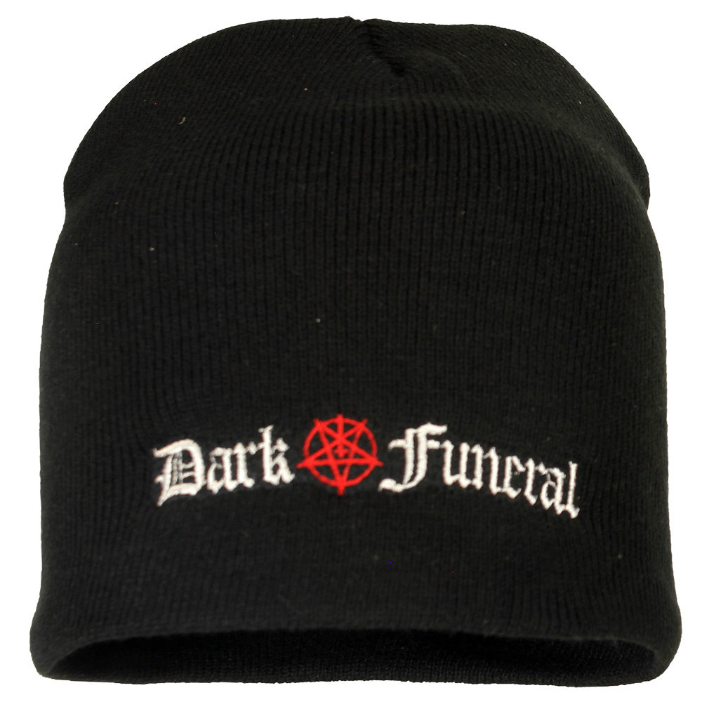 Band Merchandise Dark Funeral Band Logo Beanie Hat Black - Official Merchandise Band Merchandise Dark Funeral Band Logo Beanie Hat Black - Official Merchandise