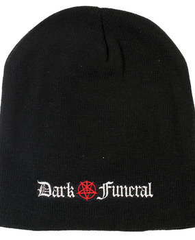 Band Merchandise Dark Funeral Logo Beanie Muts Zwart Band Merchandise Dark Funeral Logo Beanie Muts Zwart