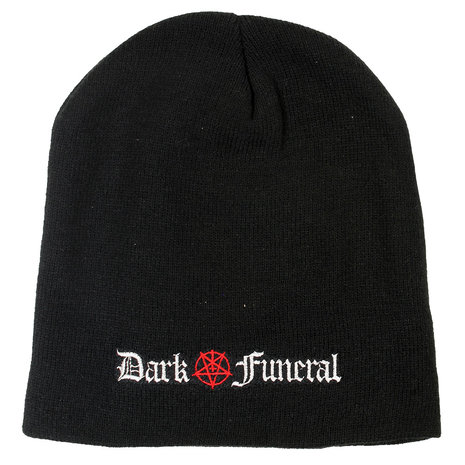 Band Merchandise Dark Funeral Band Logo Beanie Hat Black - Official Merchandise Band Merchandise Dark Funeral Band Logo Beanie Hat Black - Official Merchandise
