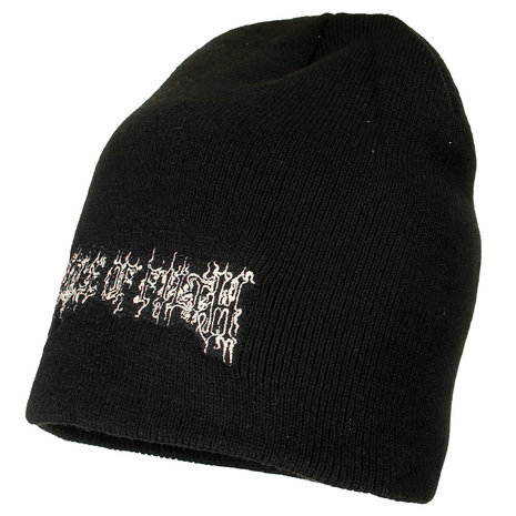 Band Merchandise Cradle Of Filth Band Logo Beanie Muts Zwart - Officiële Merchandise Band Merchandise Cradle Of Filth Band Logo Beanie Muts Zwart - Officiële Merchandise