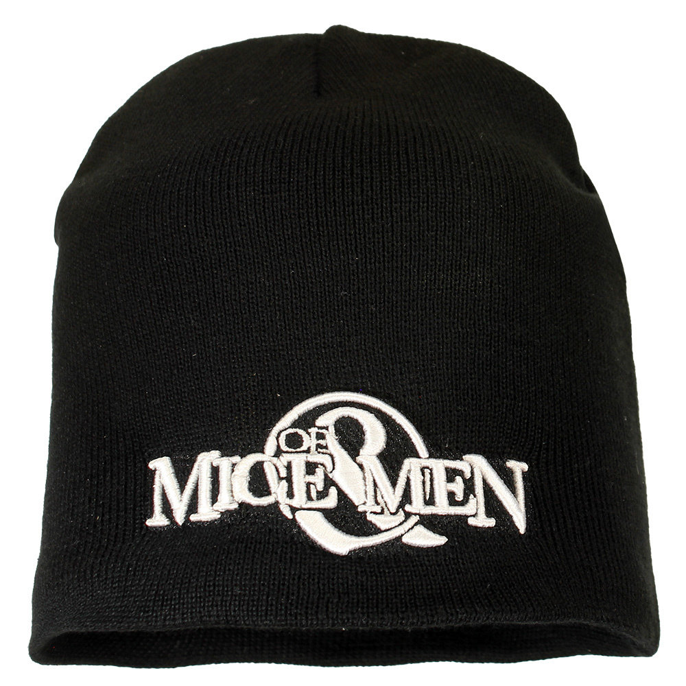 Band Merchandise Of Mice & Men Band Logo Beanie Hat Black - Official Merchandise Band Merchandise Of Mice & Men Band Logo Beanie Hat Black - Official Merchandise