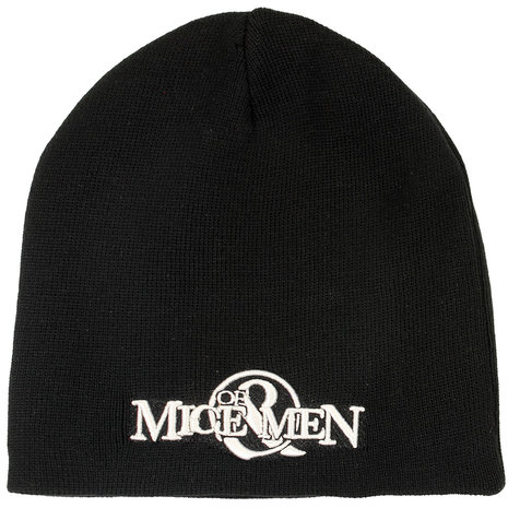 Band Merchandise Of Mice & Men Band Logo Beanie Muts Zwart - Officiële Merchandise Band Merchandise Of Mice & Men Band Logo Beanie Muts Zwart - Officiële Merchandise