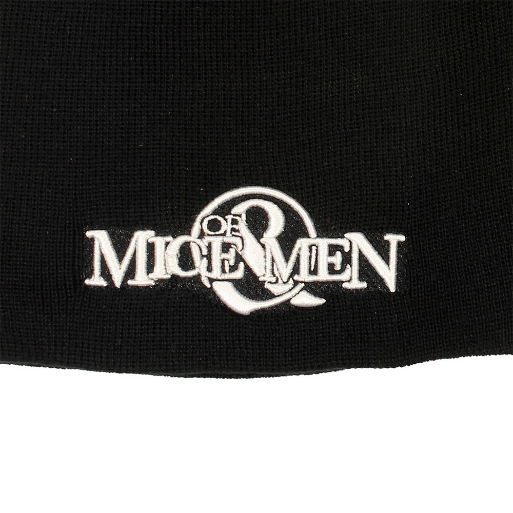Band Merchandise Of Mice & Men Band Logo Beanie Hat Black - Official Merchandise Band Merchandise Of Mice & Men Band Logo Beanie Hat Black - Official Merchandise